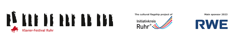 Klavier-Festival Ruhr logo with sponsorship logos